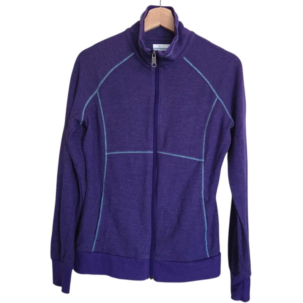 Columbia MEDIUM Women's Lightweight Fleece Full Zip Jacket with Pockets
